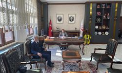 Kaymakam Bayram Köse, Gazeteci  Nurbay Usta’yı Makamında Kabul Etti