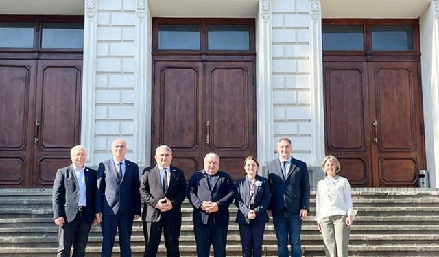 Rektör Aydın’dan Tiflis’te Üniversite ve İş Dünyası Temasları