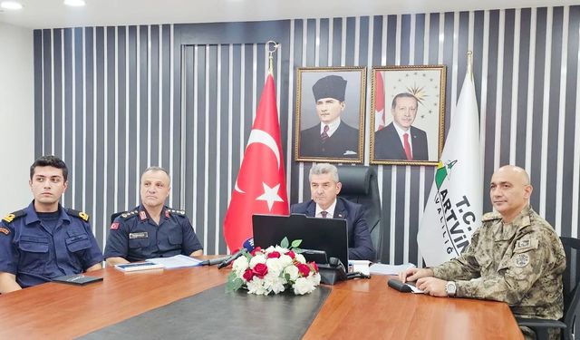 Vali Ergün Artvin’in Güvenlik Tablosunu Açıkladı