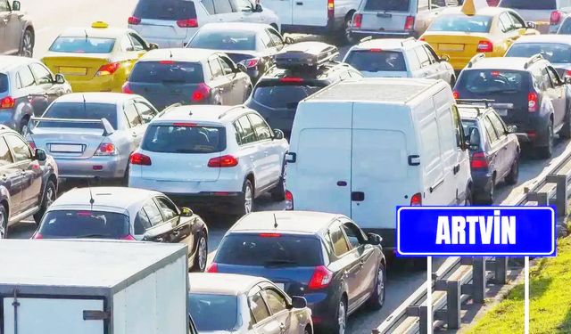 Artvin’de Araç Sayısı 50 Bine Dayandı Türkiye İstatistik