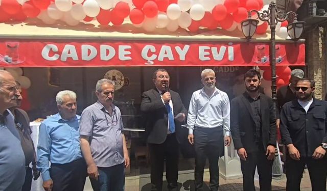 Cadde Çayevi Hizmete Açıldı