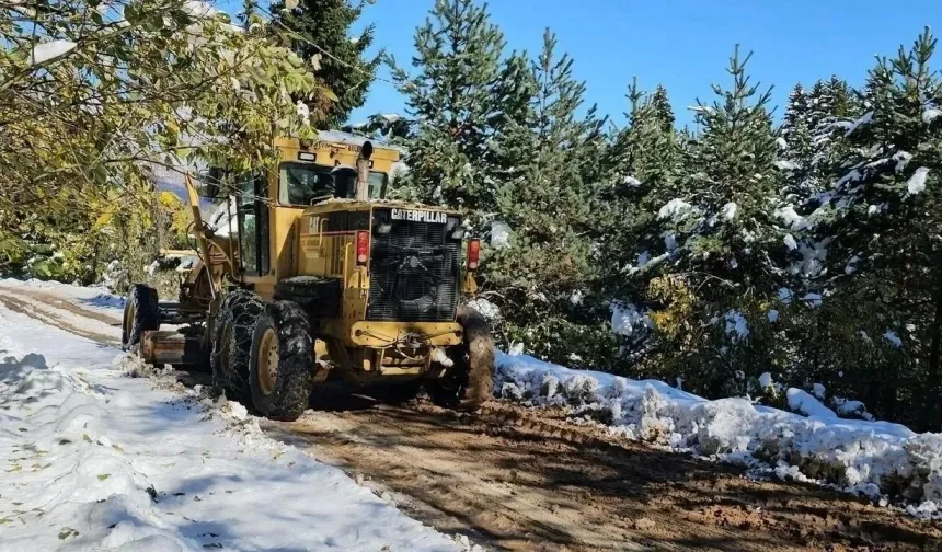 102 köy yolu ulaşıma kapalı