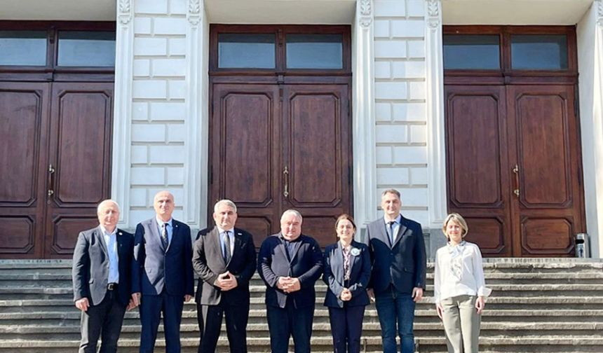 Rektör Aydın’dan Tiflis’te Üniversite ve İş Dünyası Temasları
