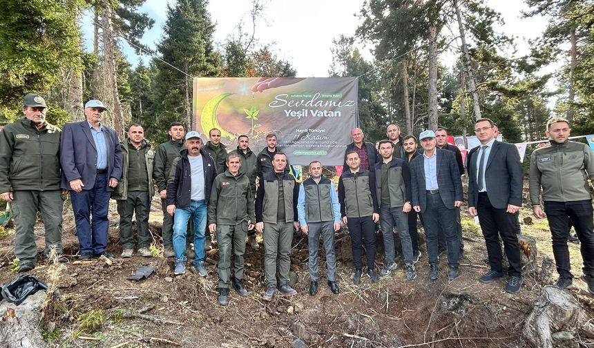 Şavşat’ta Fidanlar Toprakla Buluştu