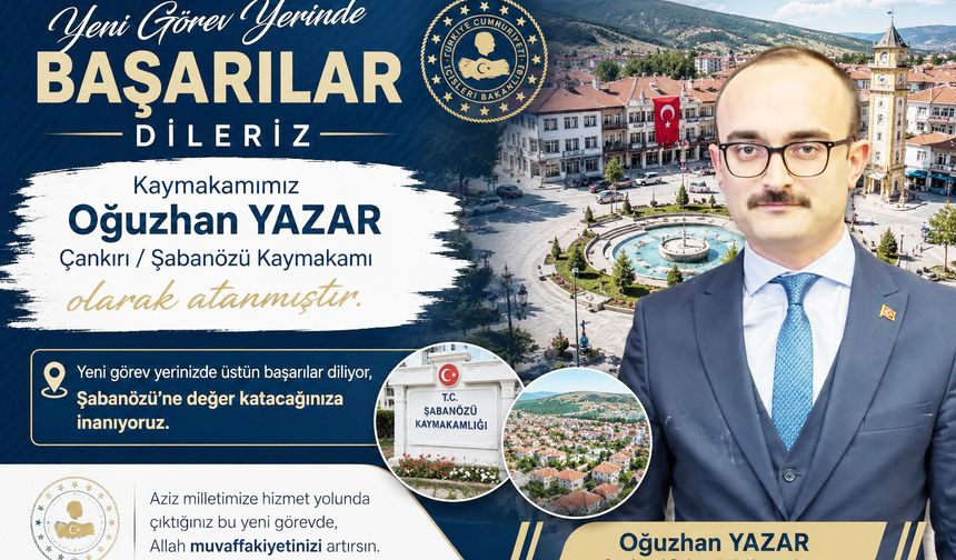 Şavşat’ın Gurur Tablosuna Bir İsim Daha: Oğuzhan Yazar Kaymakam Olarak Atandı