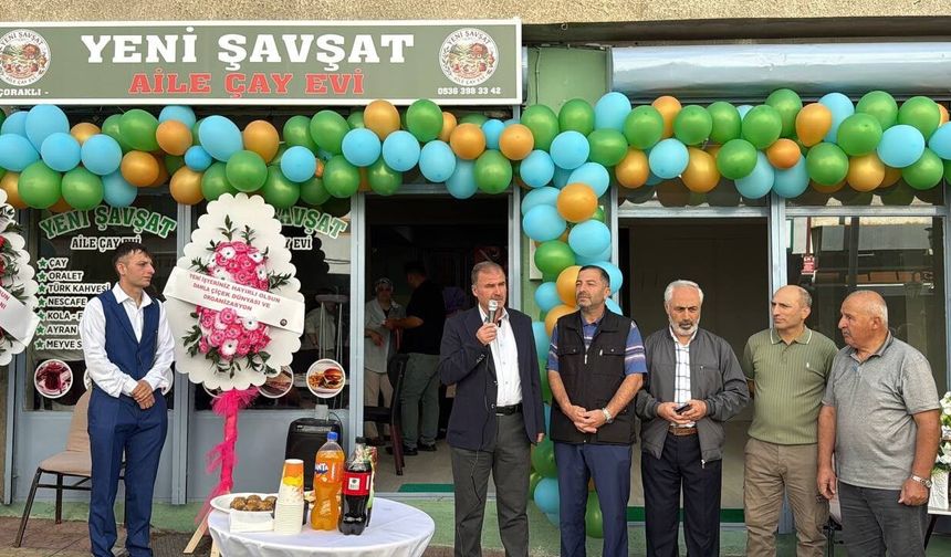 Şavşat’a Yeni Bir İşletme Daha: Aile Çay Evi Hizmete Açıldı