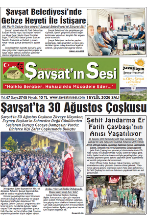 1 Eylül 2026