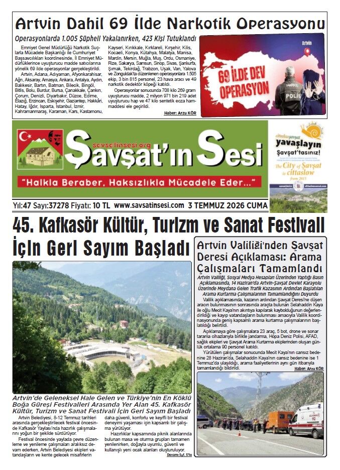 3 TEMMUZ 2026